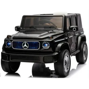 Акумулаторен джип Mercedes-Benz Concept EQG 12V с меки гуми и кожена седалка