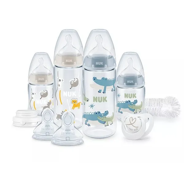 NUK First Choice + Perfect Start Temperature Control - СЕТ 10 части