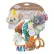 Playgro Fauna Friends Twirly Whirly - Мека плюшена спирала за количка или бебешка кошара