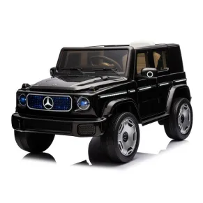 Акумулаторен джип Licensed Mercedes Benz EQG 12V 4x4 с меки гуми и кожена седалка