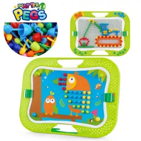 RTOYS - Детска мозайка с дъска с 4 шаблона, 268 части RTOYS - Детска мозайка с дъска с 4 шаблона, 268 части