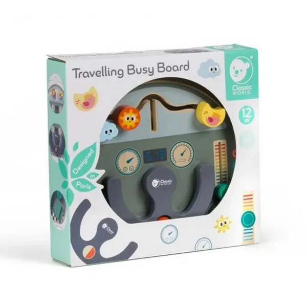 Продукт Classic world Автомобилен волан - Интерактивна дървена детска играчка - 0 - BG Hlapeta