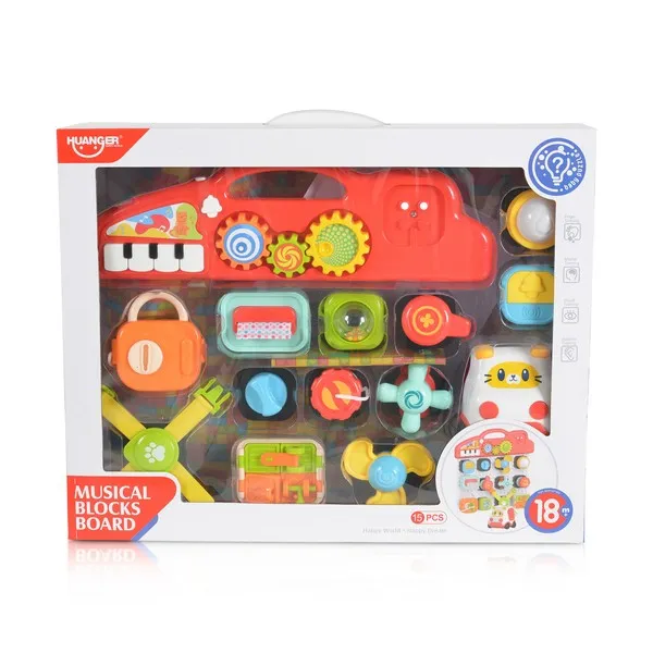 Huanger - Бебешки муз.монтесори център с блокчета