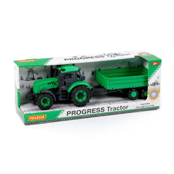 Продукт Polesie toys Progress - Трактор с ремарке - 0 - BG Hlapeta