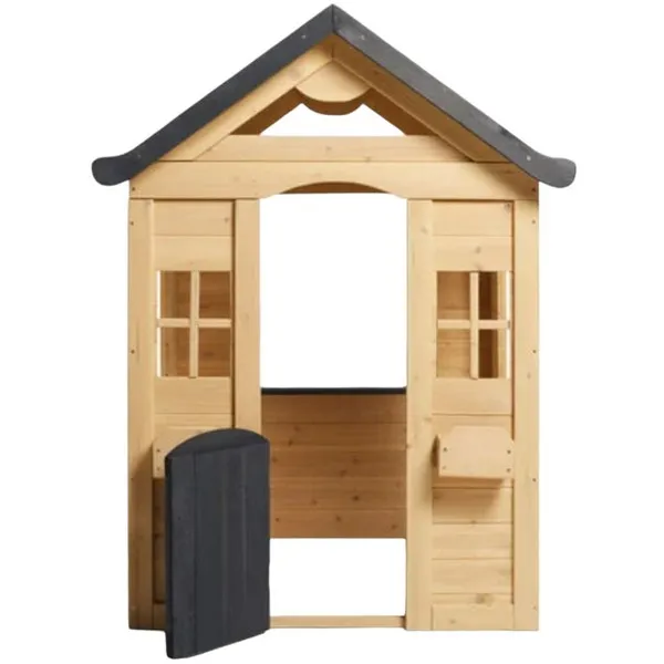 Продукт GINGER HOME - Детска Къща, Дървена, Игра на Открито в Двора и Градината, 140 х 112 x 108 см. - 0 - BG Hlapeta