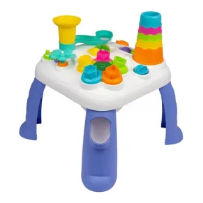 Playgro - Активна играчка Учебна маса със светлини и звуци за подрастващи деца 20м+, включени 3 цветни топки