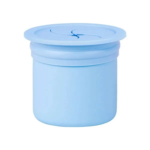 Продукт Minikoioi Sip+Snack - Силиконов комплект сламка и чаша с 2 капака - 0 - BG Hlapeta