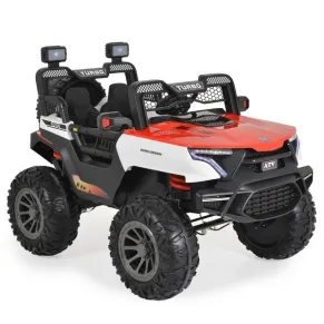 Акумулаторен джип Turbo 12V с меки гуми и отварящи се врати