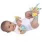 Продукт Playgro Джунгла със забавни образи на жираф и зебра - Комплект Гривни-дрънкалки и чорапки, 0м+ - 3 - BG Hlapeta