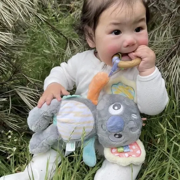 Продукт Playgro Fauna Friends Плюшена играчка за гушкане, с мека гризалка, 0м+ - 0 - BG Hlapeta