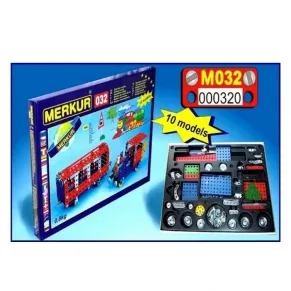 Merkur Локомотив - Метален конструктор 10 в 1