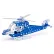 Merkur Полицейски хеликоптер - Метален конструктор, 142 части
