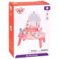 Tooky toy - Дървена тоалетка за разкрасяване 16 части Продукт Tooky toy - Дървена тоалетка за разкрасяване 16 части - 1 - BG Hlapeta