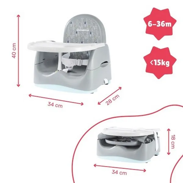 Продукт Badabulle - Сгъваем стол за хранене  - 0 - BG Hlapeta