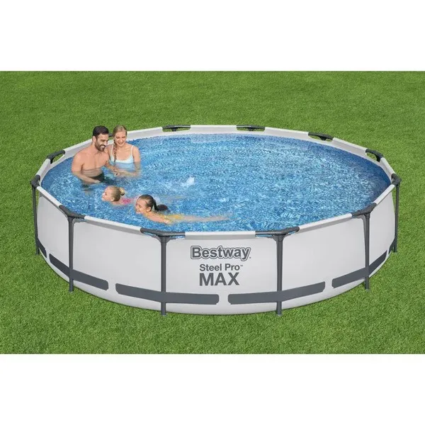 Продукт BESTWAY STEEL PRO MAX - Фамилен басейн с метална рамка 366x76см - 0 - BG Hlapeta