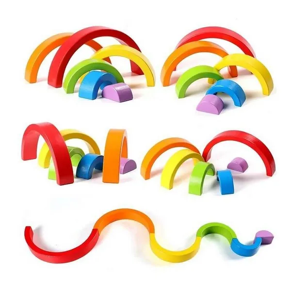 Продукт RTOYS Дъга - Дървена образователна играчка - 0 - BG Hlapeta