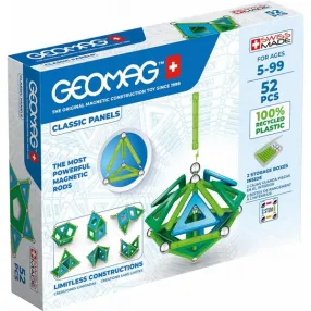 Geomag Classic Panels - Магнитен конструктор, 52 части