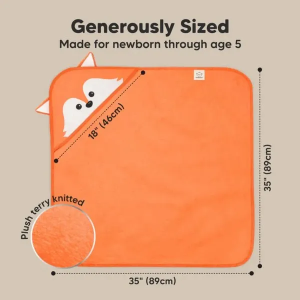 Продукт KeaBabies - Бебешка Хавлия с качулка От Органичен Бамбук - 0 - BG Hlapeta