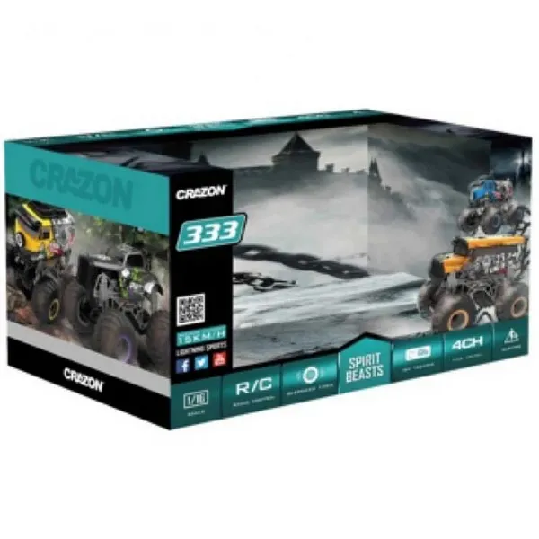 Продукт Crazon Shark - Джип за каскади, с дистанционно управление 1:16 - 0 - BG Hlapeta