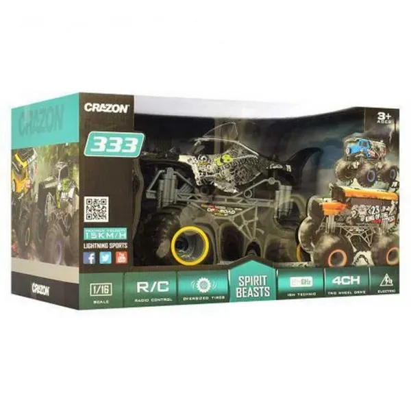 Продукт Crazon Shark - Джип за каскади, с дистанционно управление 1:16 - 0 - BG Hlapeta