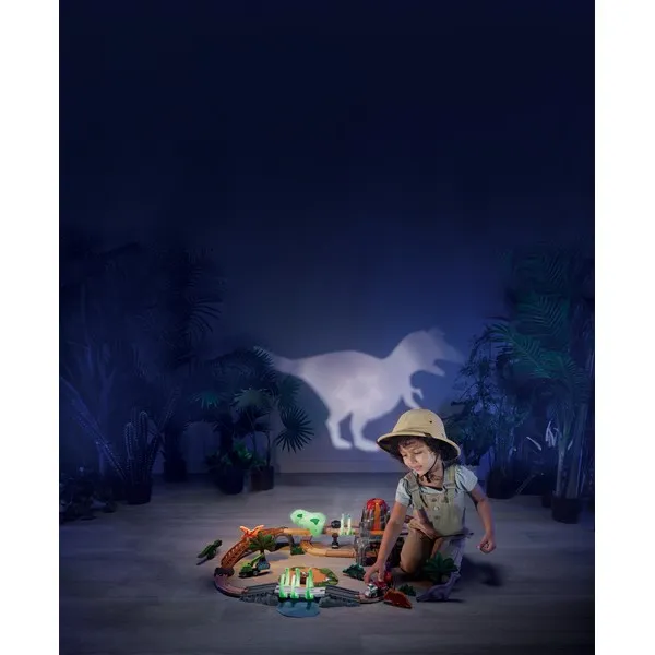 Продукт Hape Дино - Дървен приключенски комплект, 61 части - 0 - BG Hlapeta