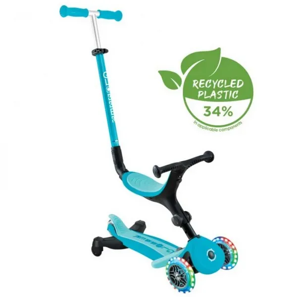 GLOBBER GO UP ACTIVE LIGHTS - Сгъваема тротинетка 5 в 1 360°