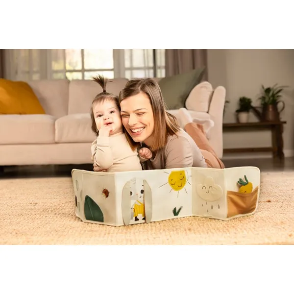 Продукт TINY LOVE Garden оf Adventures - Еко Двустранна книжка-обиколник, 0м+ - 0 - BG Hlapeta