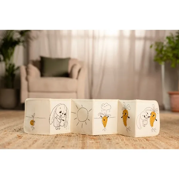 Продукт TINY LOVE Garden оf Adventures - Еко Двустранна книжка-обиколник, 0м+ - 0 - BG Hlapeta