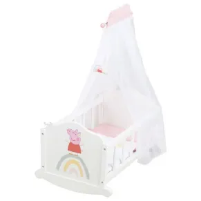 Roba Peppa Pig - Легло-люлка за кукли, с аксесоари