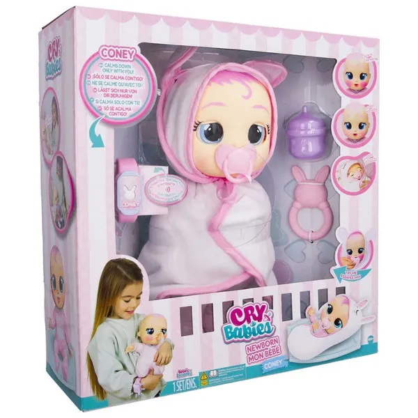 Продукт IMC Кукла CRYBABIES Coney - Новородено бебе - 0 - BG Hlapeta