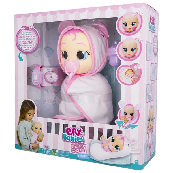Продукт IMC Кукла CRYBABIES Coney - Новородено бебе - 0 - BG Hlapeta