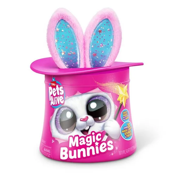 Продукт Zuru PETS ALIVE Magic Bunnies - Магически заек в цилиндър - 0 - BG Hlapeta