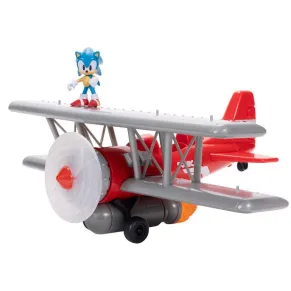 Jakks Pacific Соник - Игрален комплект със Торнадо самолет и Соник