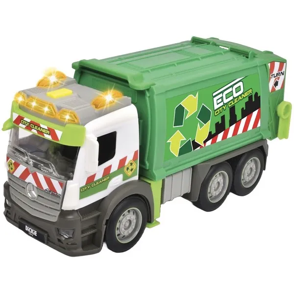 Продукт Dickie Toys Камион за боклук, със звуци и светлини - Детска играчка - 0 - BG Hlapeta