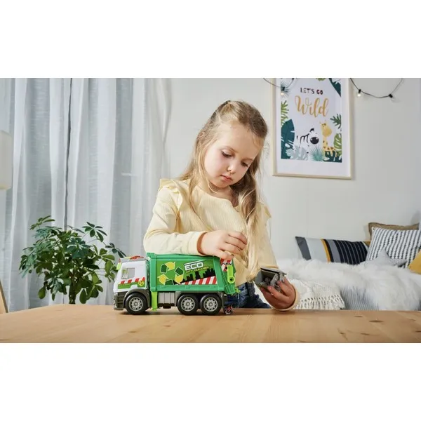 Продукт Dickie Toys Камион за боклук, със звуци и светлини - Детска играчка - 0 - BG Hlapeta