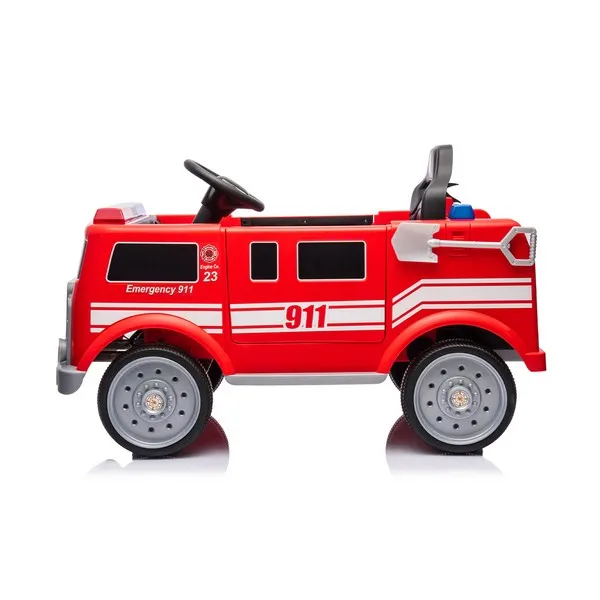 Продукт Акумулаторна кола Little Fire Red 12V/4AH с меки гуми и кожена седалка - 0 - BG Hlapeta