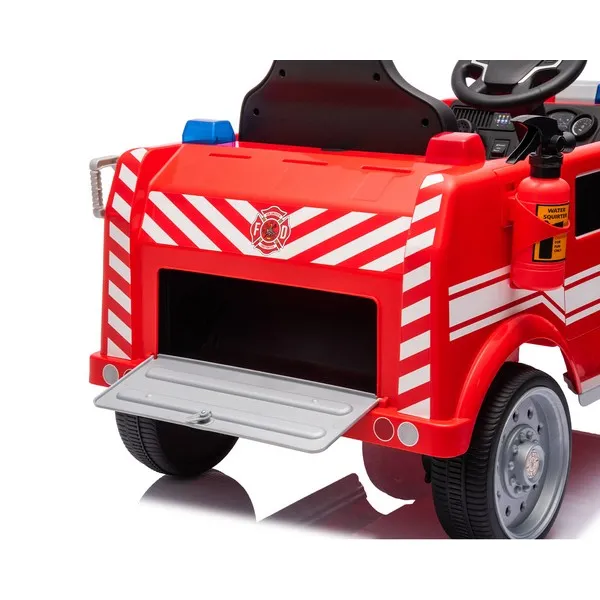 Продукт Акумулаторна кола Little Fire Red 12V/4AH с меки гуми и кожена седалка - 0 - BG Hlapeta