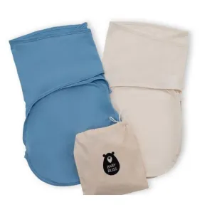 BabyBliss BlissSnug - Сет от 2 пелени за повиване (0-3 месеца)