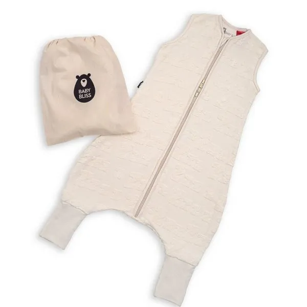 Продукт BabyBliss BlissJump - Спален чувал с крачета от органичен памук - 2.5 тог за температура 16-20 градуса - 0 - BG Hlapeta