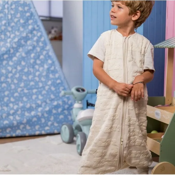 Продукт BabyBliss BlissJump - Спален чувал с крачета от органичен памук - 2.5 тог за температура 16-20 градуса - 0 - BG Hlapeta