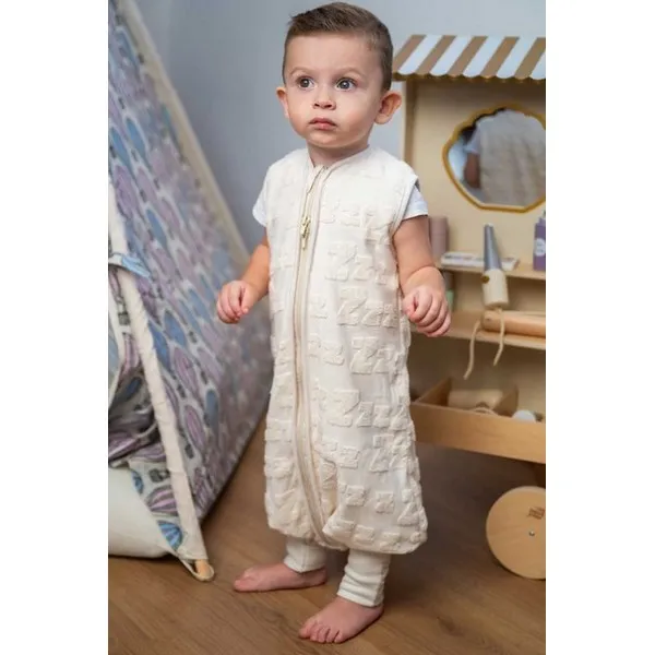 Продукт BabyBliss BlissJump - Спален чувал с крачета от органичен памук - 2.5 тог за температура 16-20 градуса - 0 - BG Hlapeta