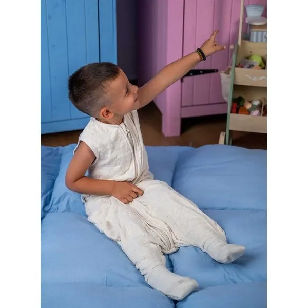 Продукт BabyBliss BlissJump - Спален чувал с крачета от органичен памук - 2.5 тог за температура 16-20 градуса - 0 - BG Hlapeta