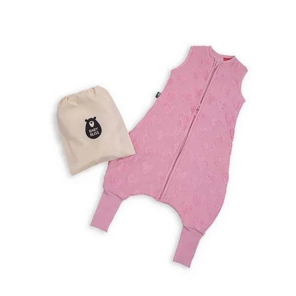Продукт BabyBliss BlissJump - Спален чувал с крачета от органичен памук - 1.0 тог за температура 21-23 градуса - 0 - BG Hlapeta