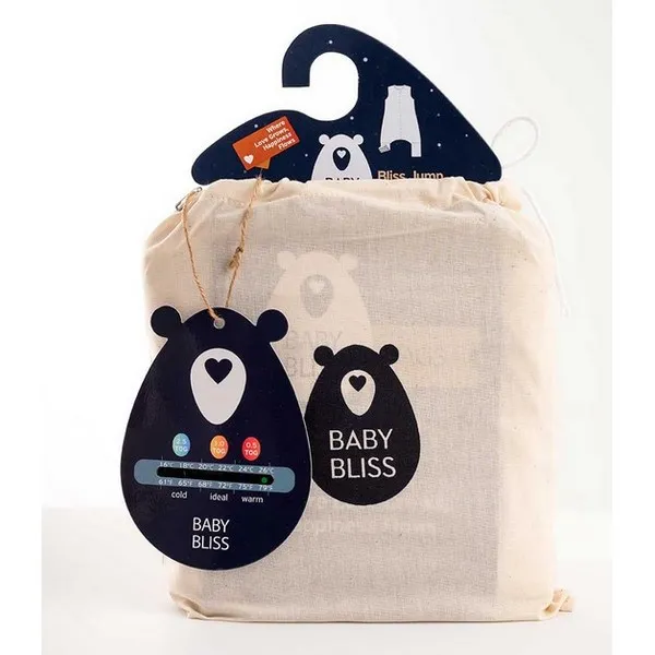 Продукт BabyBliss BlissJump - Спален чувал с крачета от органичен памук - 1.0 тог за температура 21-23 градуса - 0 - BG Hlapeta