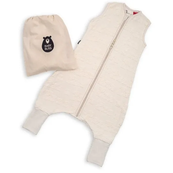 Продукт BabyBliss BlissJump - Спален чувал с крачета от органичен памук 1.0 тог за температура 21-23 градуса - 0 - BG Hlapeta