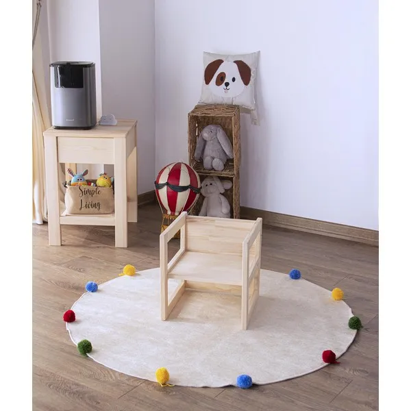 Продукт Kukka - ДЪРВЕНА ТРАНСФОРМИРУЕМА МАСА И СТОЛ 65 x 47,5 x 45 см - 0 - BG Hlapeta