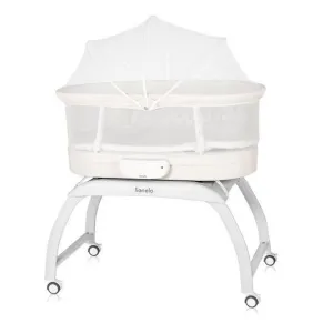 Lionelo Coral Next to me - Бебешка кошара-люлееща се, с вградена везна