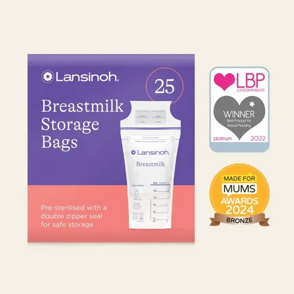 Продукт Lansinoh - Пликчета за съхранение на кърма 25 бр. - 0 - BG Hlapeta