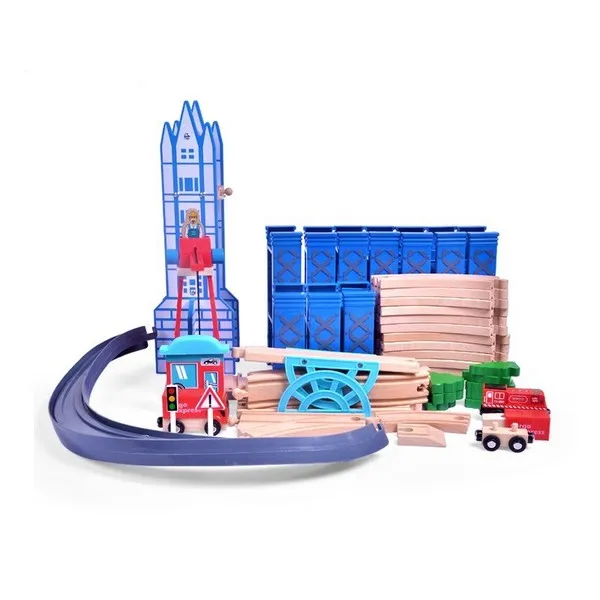 Продукт AcoolToy - Дървено влакче със спираловидни релси - 0 - BG Hlapeta