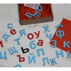 Smart baby - Дървена азбука с малки печатни букви